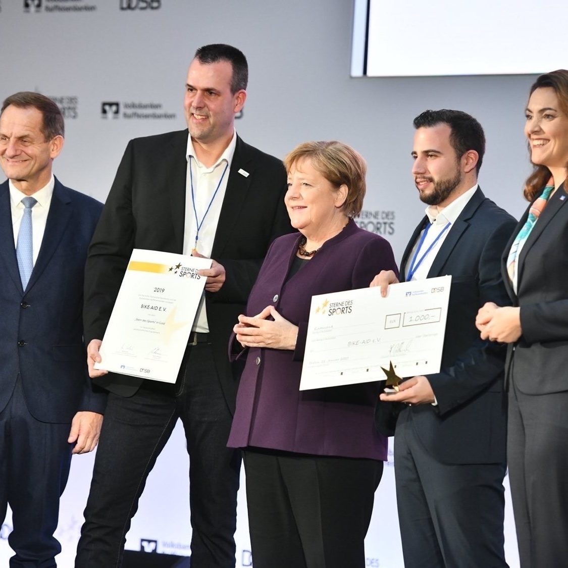 Sterne des Sports mit Angela Merkel