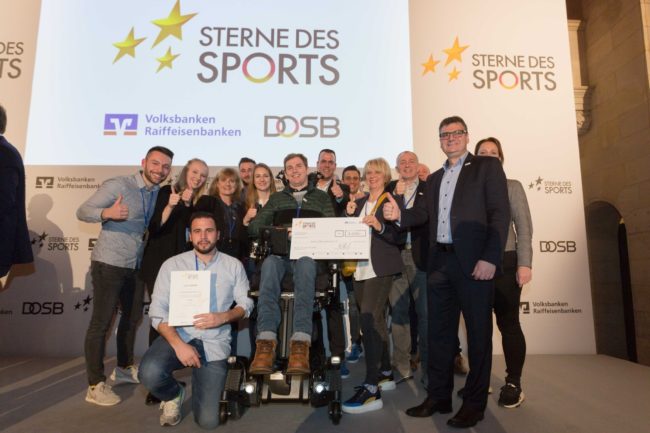 SdS Publikumspreis Gruppenfoto Sterne des Sports Publikumspreis Luca Biwer